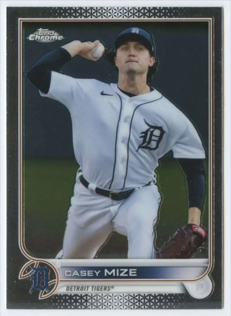2022 Topps Chrome #162 Casey Mize NM-MT Detroit Tigers Baseball Card