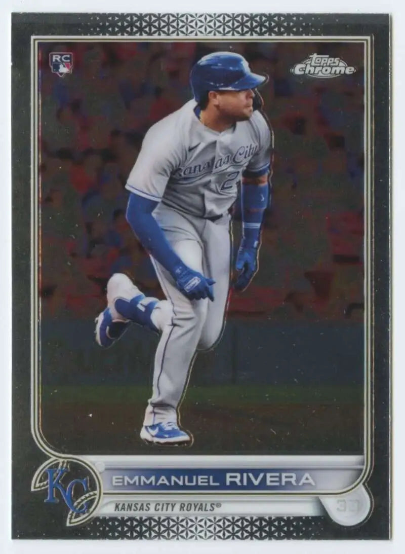 2022 Topps Chrome #164 Emmanuel Rivera NM-MT RC Rookie Kansas City Royals Baseball Card - Baseball Card Single