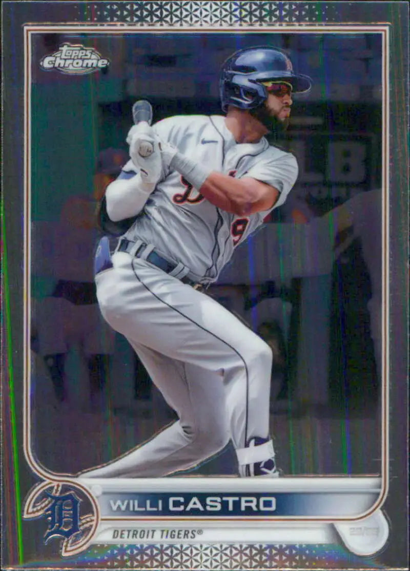 2022 Topps Chrome #173 Willi Castro NM-MT Detroit Tigers Baseball Card - Baseball Card Single