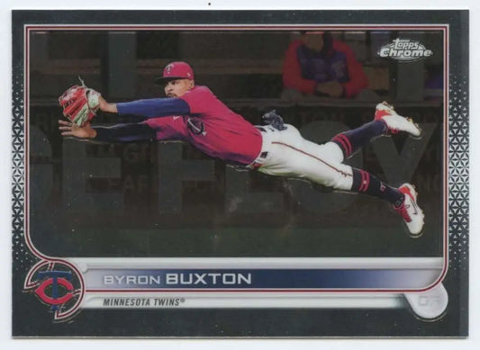 2022 Topps Chrome #174 Byron Buxton NM-MT Minnesota Twins Baseball Card - Baseball Card Single
