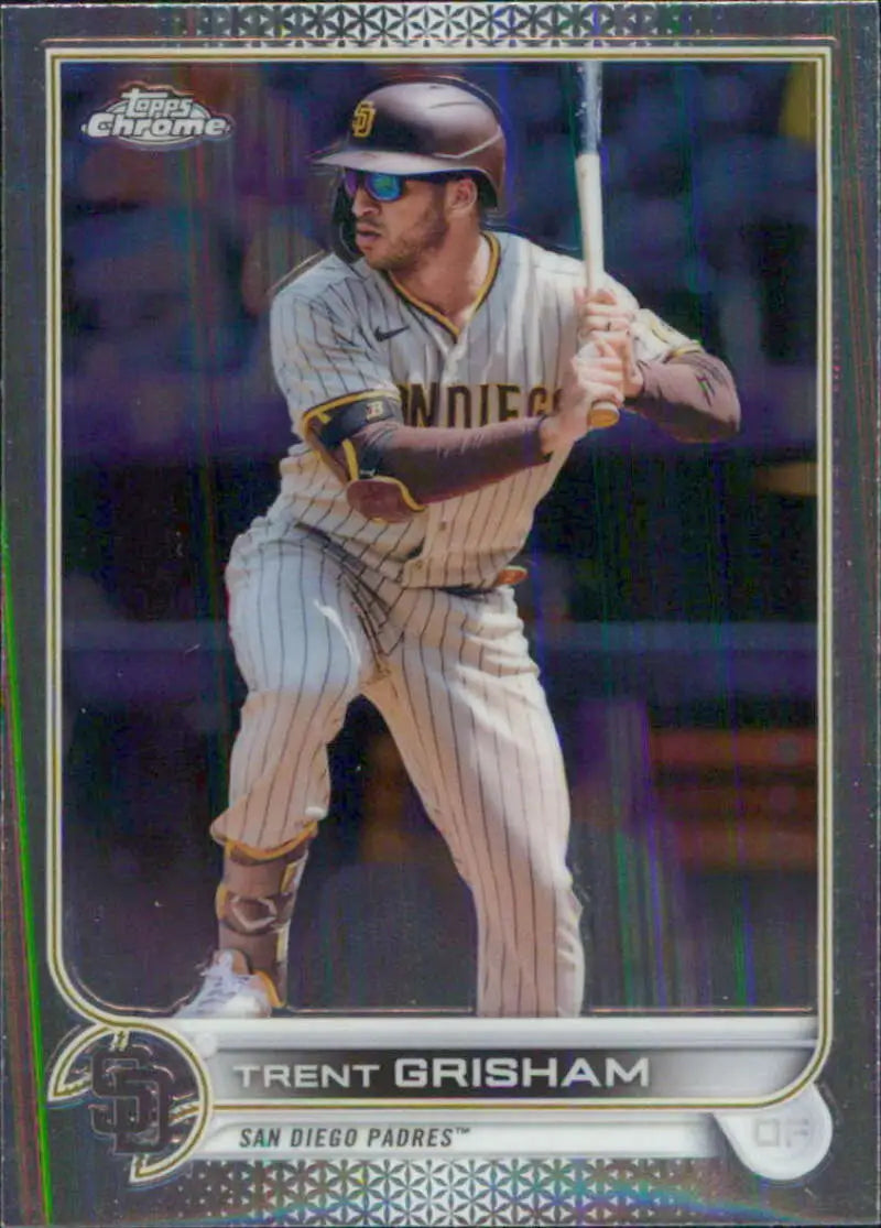 2022 Topps Chrome #175 Trent Grisham NM-MT San Diego Padres Baseball Card - Baseball Card Single