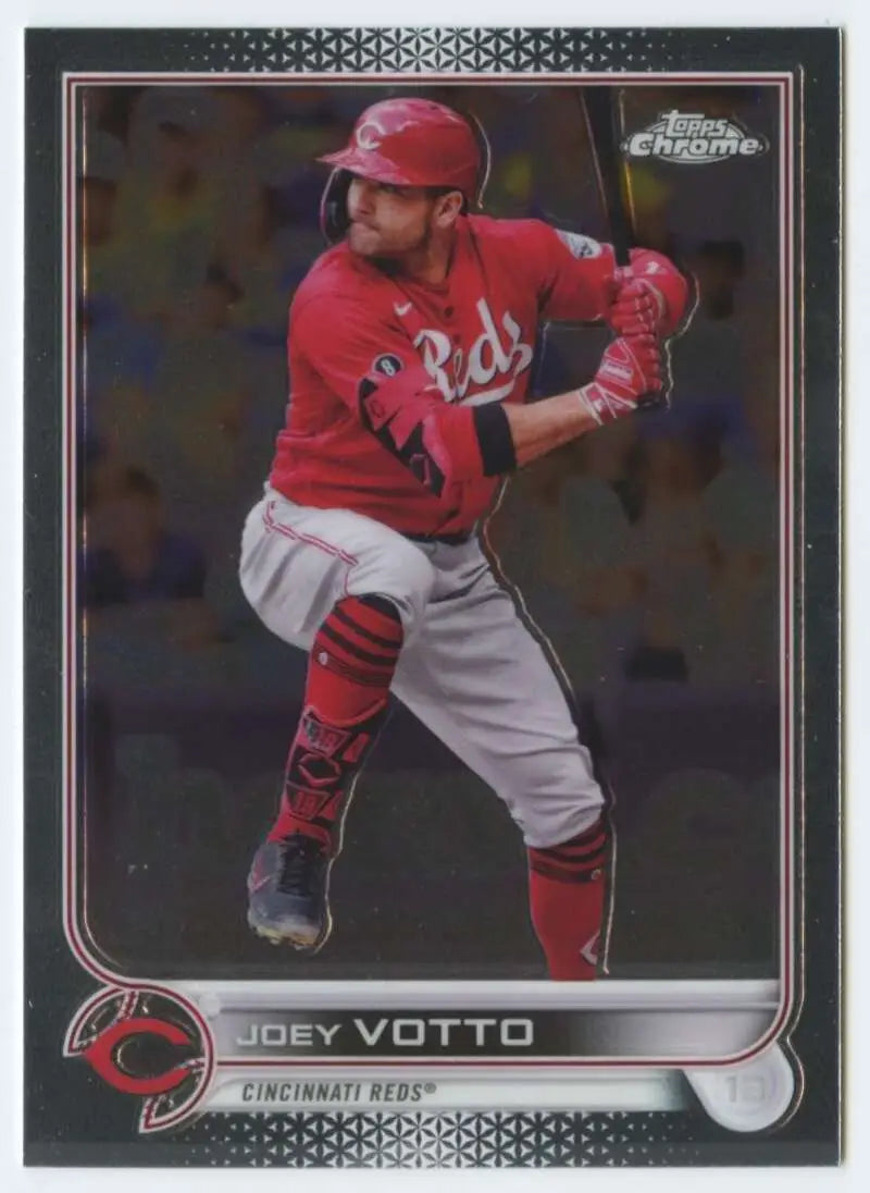 2022 Topps Chrome #177 Joey Votto NM-MT Cincinnati Reds Baseball Card - Baseball Card Single