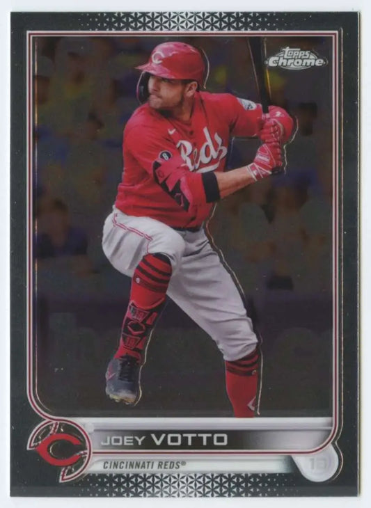 2022 Topps Chrome #177 Joey Votto NM-MT Cincinnati Reds Baseball Card - Baseball Card Single