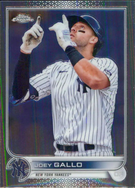 2022 Topps Chrome #178 Joey Gallo NM-MT New York Yankees Baseball Card - Baseball Card Single