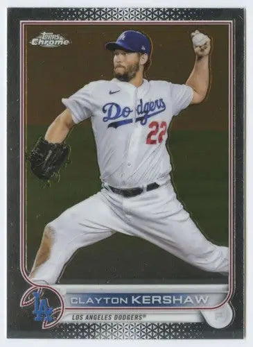 2022 Topps Chrome #183 Clayton Kershaw NM-MT Dodgers ID:51609 - Baseball Card Single
