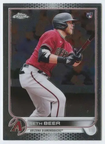 2022 Topps Chrome #186 Seth Beer NM-MT RC Rookie Diamondbacks ID:51619 - Baseball Card Single