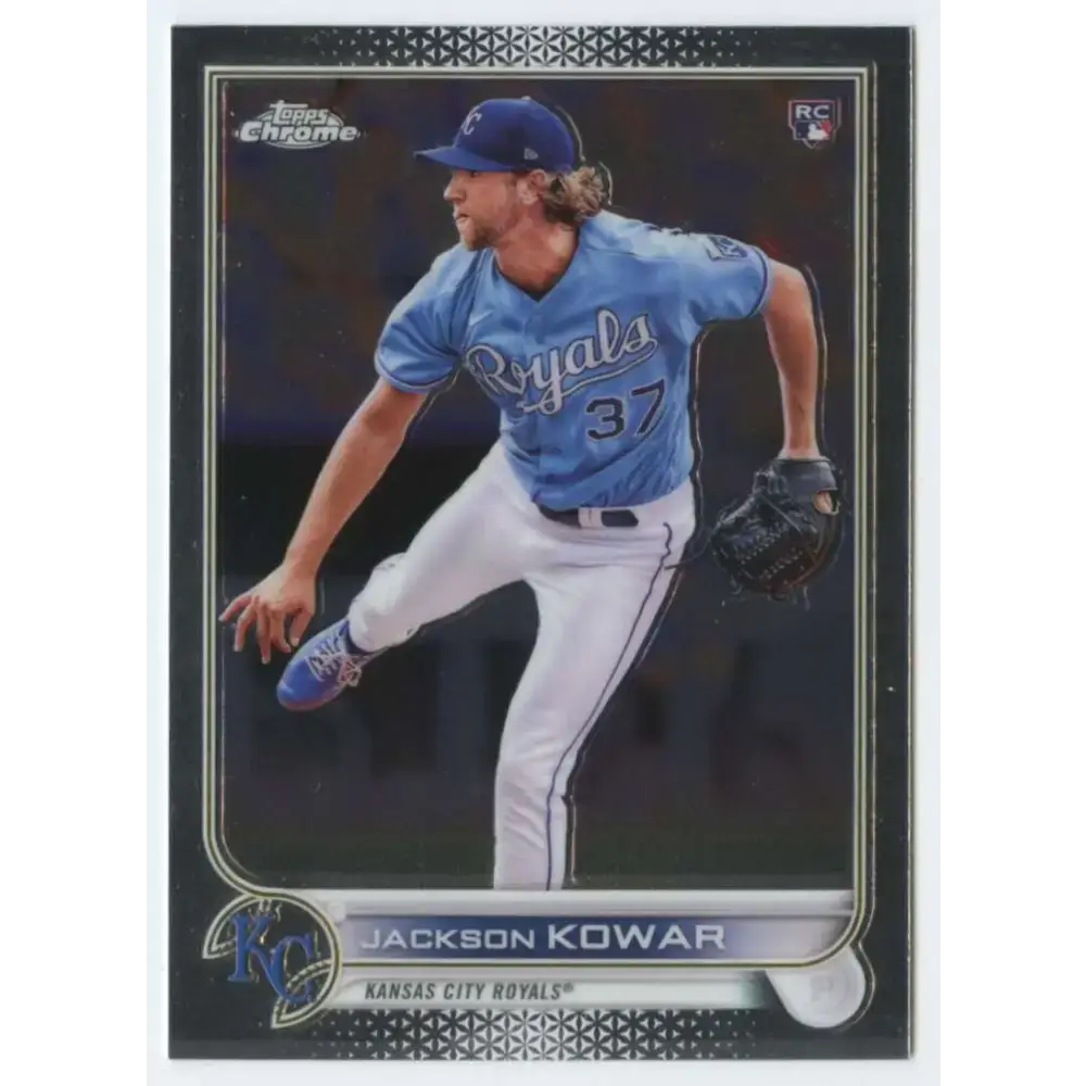 2022 Topps Chrome #188 Jackson Kowar NM-MT RC Rookie Kansas City Royals Baseball Card - Baseball Card Single