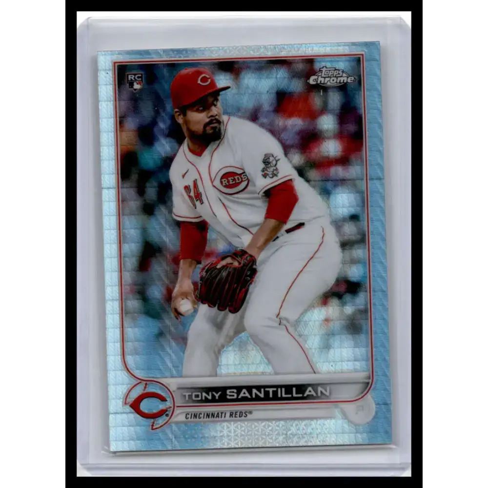 2022 Topps Chrome #193 Tony Santillan NM-MT Cincinnati Reds Baseball Card - Baseball Card Single