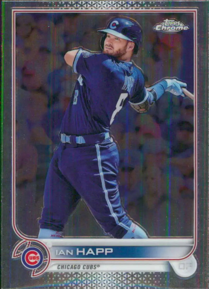 2022 Topps Chrome #199 Ian Happ NM-MT Chicago Cubs Baseball Card - Baseball Card Single