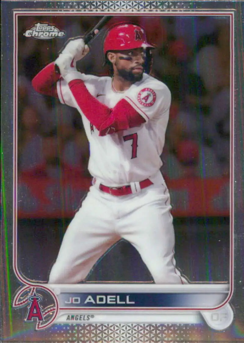 2022 Topps Chrome #203 Jo Adell NM-MT Los Angeles Angels Baseball Card - Baseball Card Single