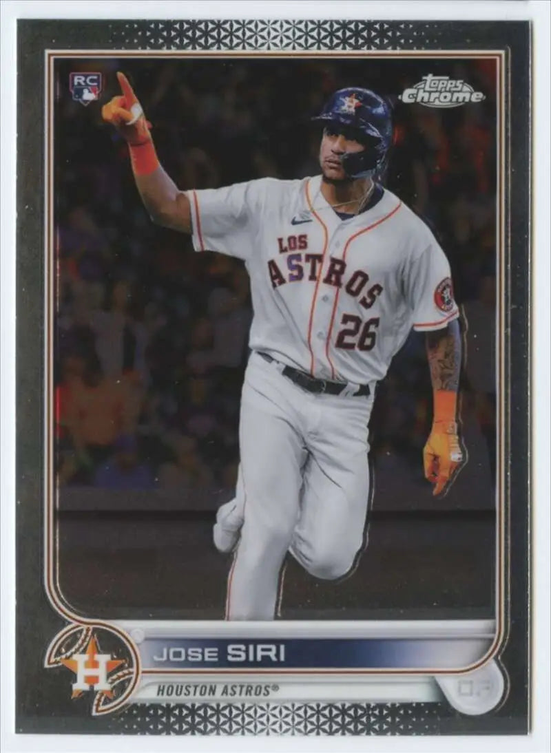 2022 Topps Chrome #204 Jose Siri NM-MT RC Rookie Houston Astros Baseball Card - Baseball Card Single
