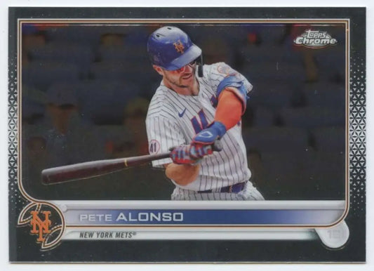 2022 Topps Chrome #209 Pete Alonso NM-MT New York Mets Baseball Card - Baseball Card Single