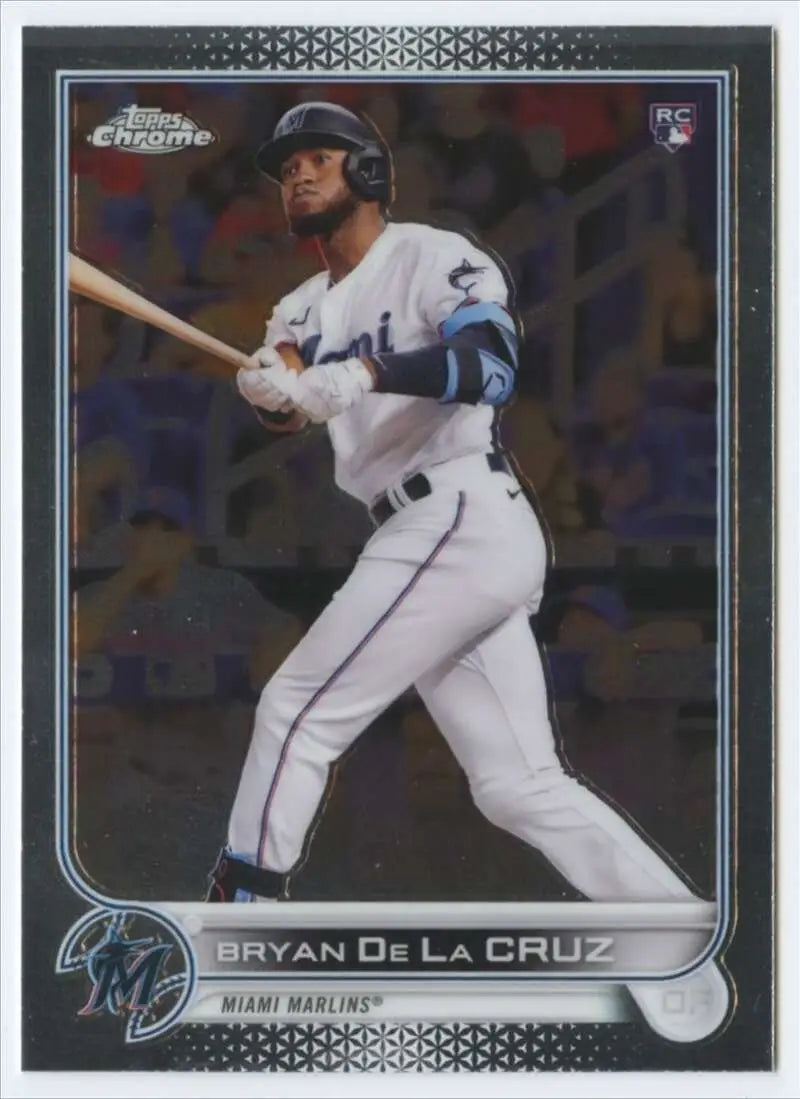 2022 Topps Chrome #216 Bryan De La Cruz NM-MT RC Rookie Miami Marlins Baseball Card