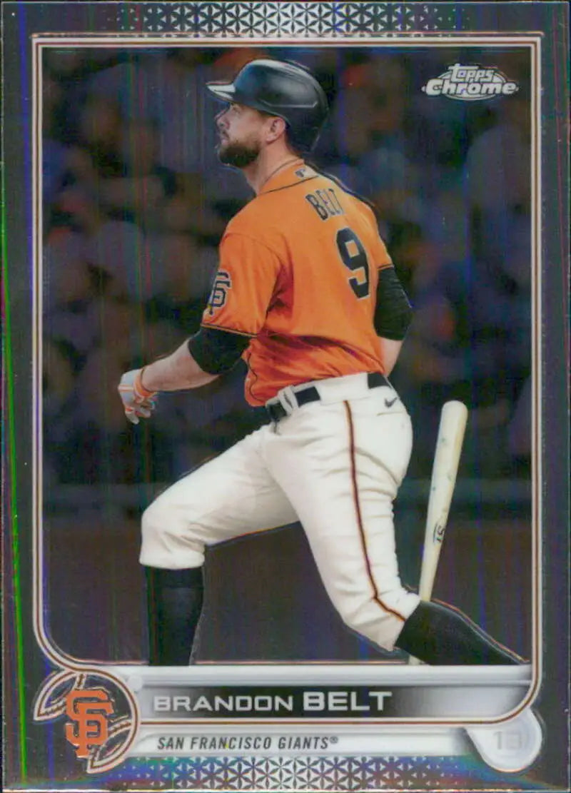 2022 Topps Chrome #26 Brandon Belt NM-MT San Francisco Giants Baseball Card - Baseball Card Single