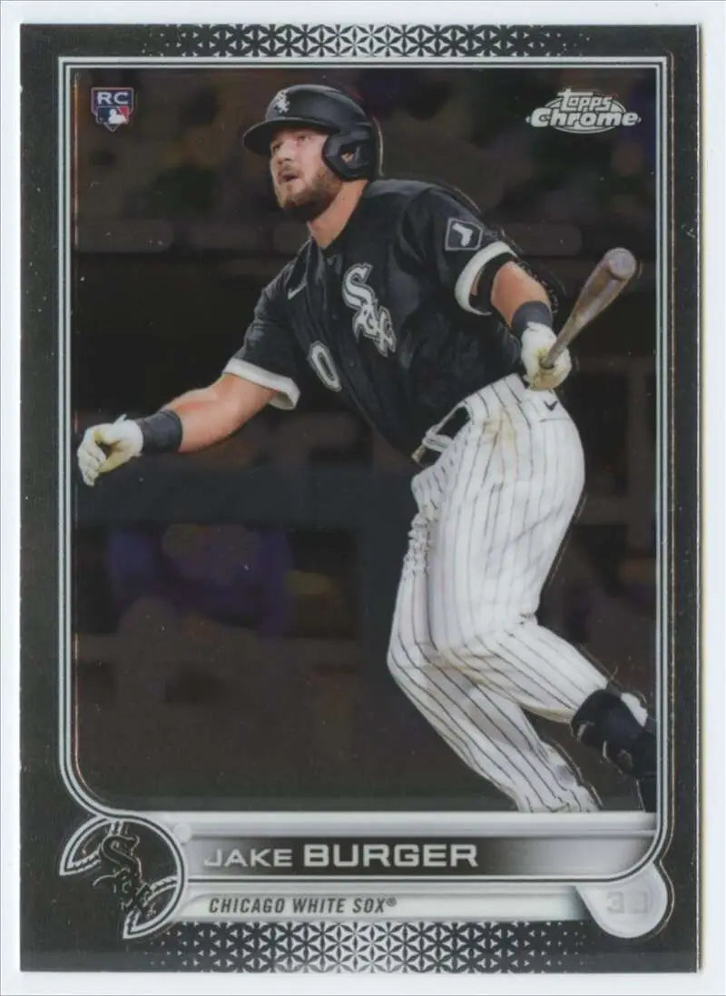 2022 Topps Chrome #29 Jake Burger NM-MT RC Rookie Chicago White Sox Baseball Card - Baseball Card Single