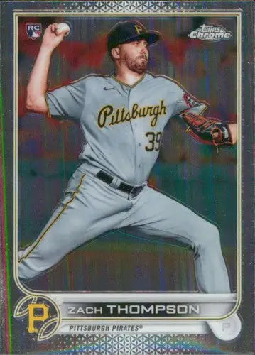 2022 Topps Chrome #30 Zach Thompson NM-MT RC Rookie Pirates ID:51617 - Baseball Card Single