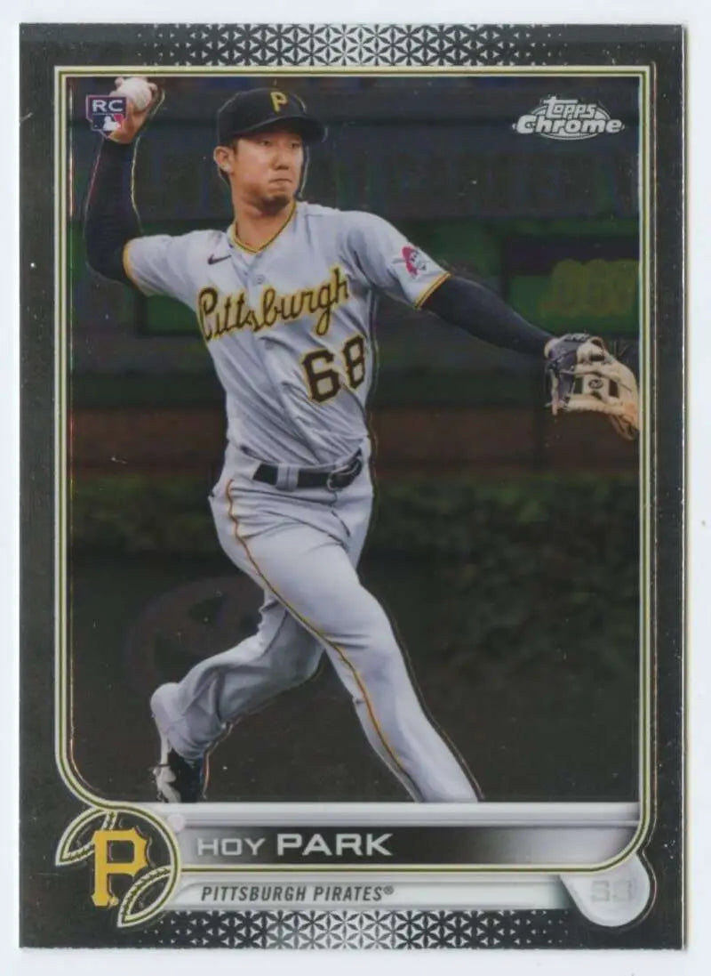 2022 Topps Chrome #32 Hoy Park NM-MT RC Rookie Pittsburgh Pirates Baseball Card - Baseball Card Single