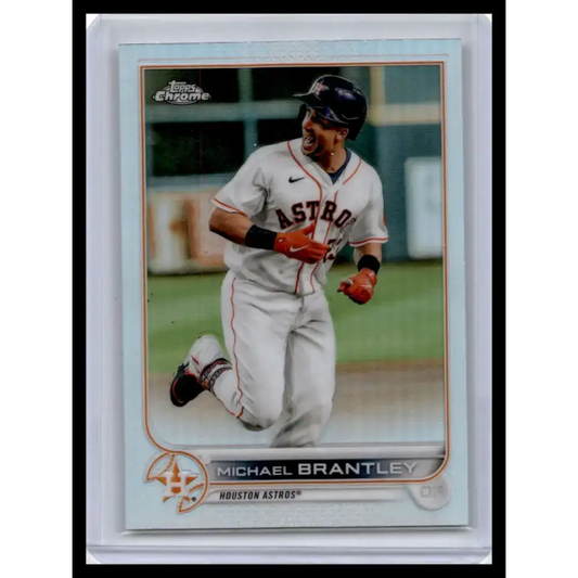 2022 Topps Chrome #34 Michael Brantley NM-MT Houston Astros Baseball Card - Baseball Card Single