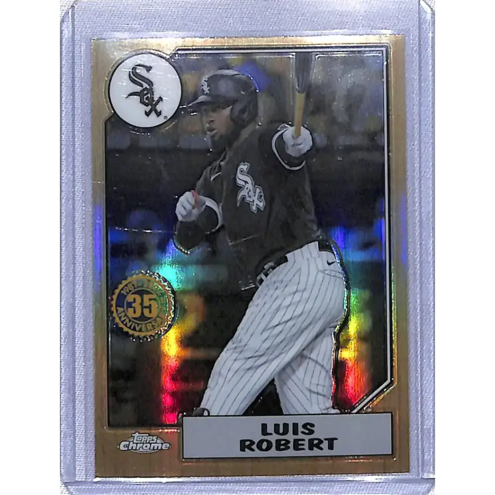 2022 Topps Chrome 35th #87BC-12 Luis Robert NM-MT Chicago White Sox - Baseball Card Single