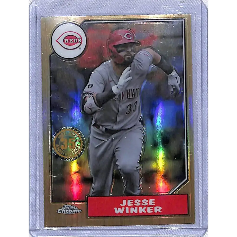 2022 Topps Chrome 35th #87BC-16 Jesse Winker NM-MT Cincinnati Reds - Baseball Card Single