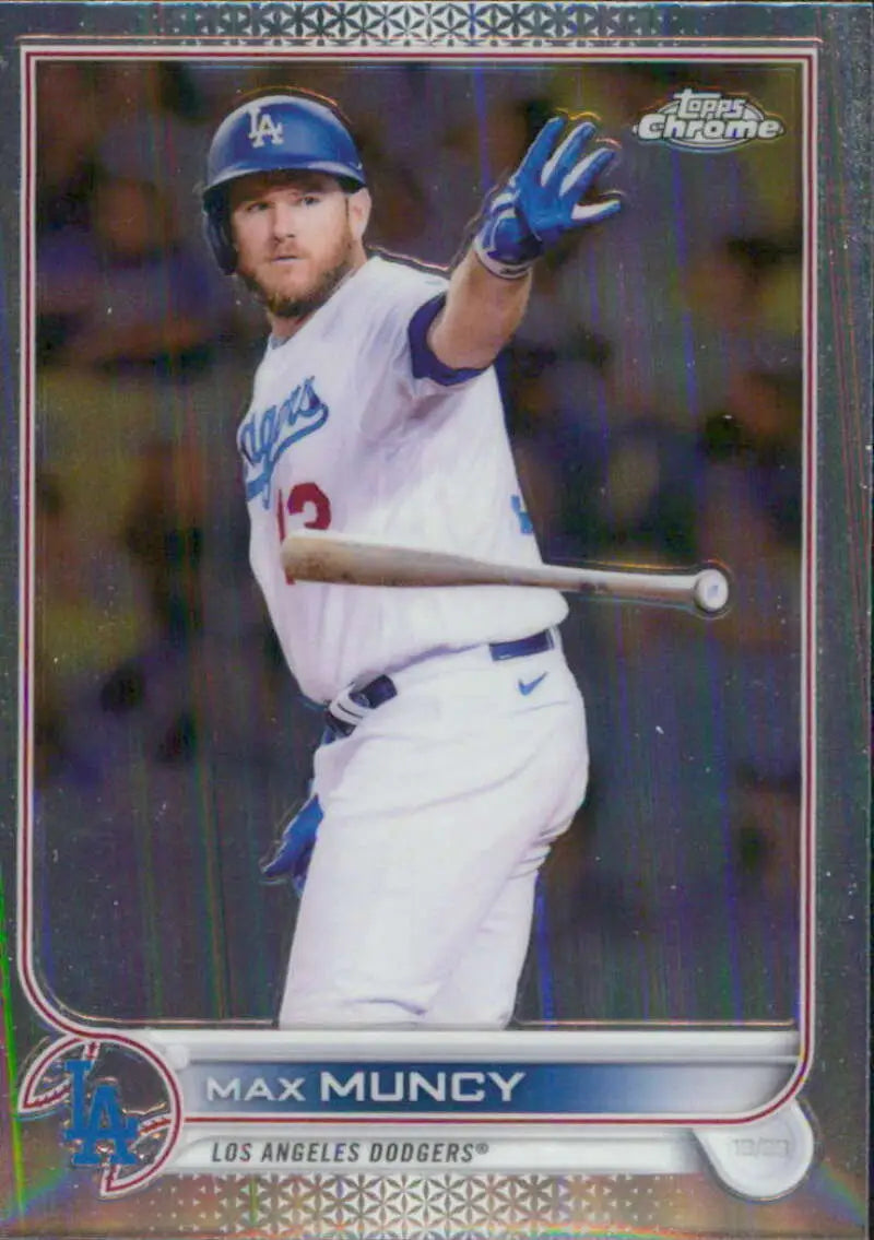 2022 Topps Chrome #42 Max Muncy NM-MT Los Angeles Dodgers Baseball Card - Baseball Card Single