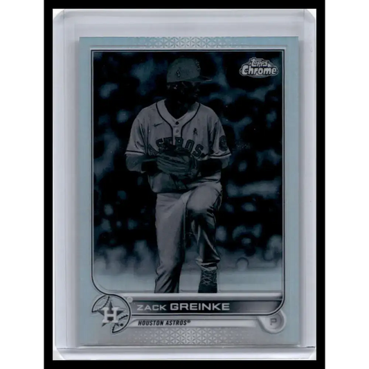 2022 Topps Chrome #5 Zack Greinke NM-MT Houston Astros Baseball Card - Baseball Card Single