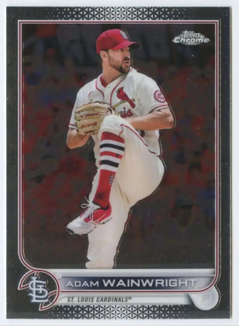 2022 Topps Chrome #52 Adam Wainwright NM-MT St. Louis Cardinals Baseball Card - Baseball Card Single