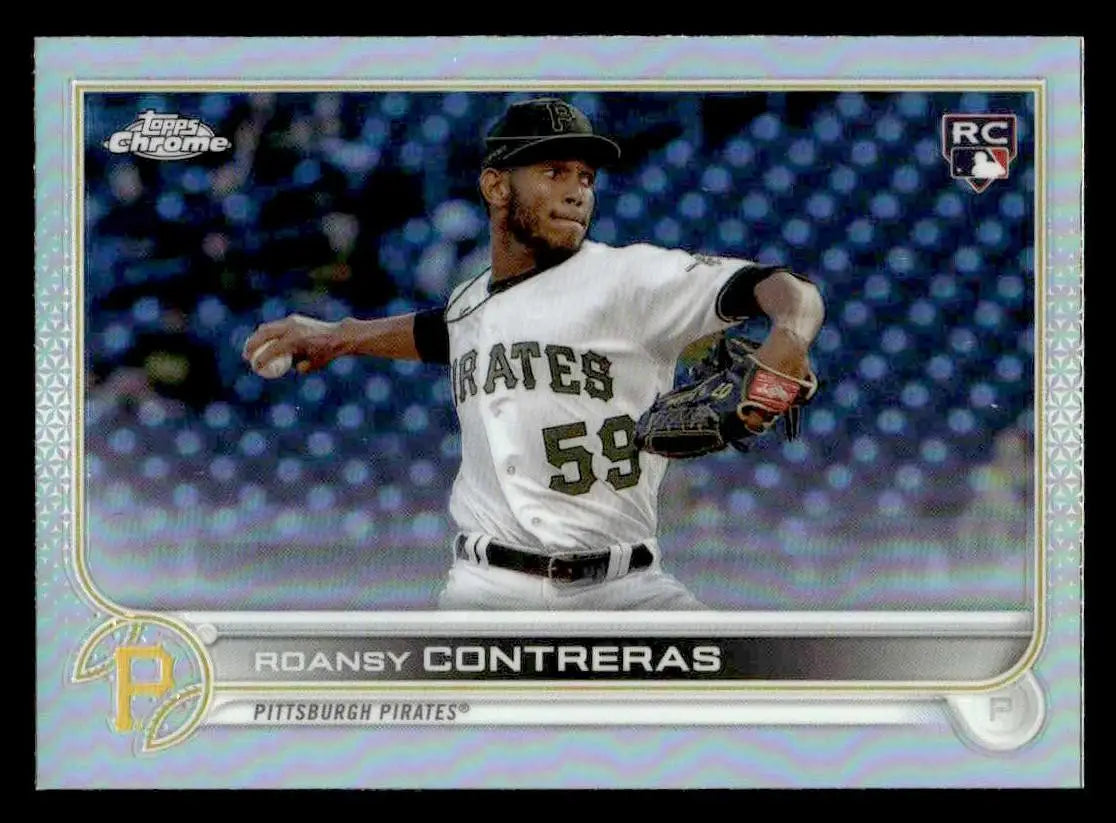 2022 Topps Chrome #53 Roansy Contreras Prism Refractor - Baseball Card Single