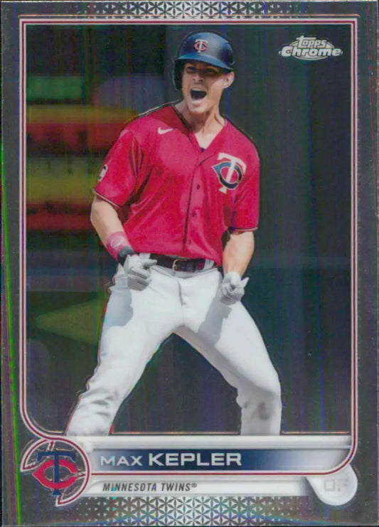 2022 Topps Chrome #58 Max Kepler NM-MT Minnesota Twins Baseball Card - Baseball Card Single