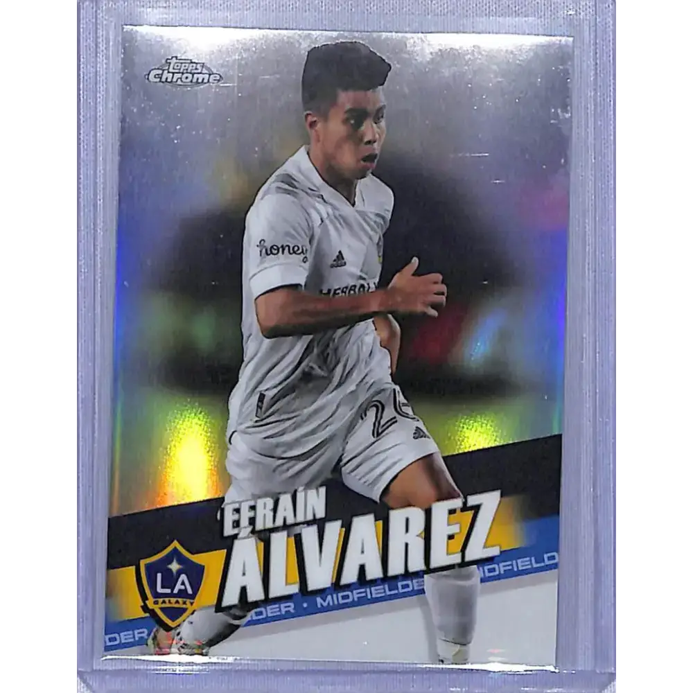 2022 Topps Chrome #6 Efrain Alvarez NM-MT LA Galaxy - Soccer Card Single