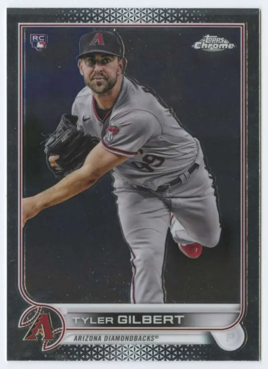 2022 Topps Chrome #65 Tyler Gilbert NM-MT RC Rookie Arizona Diamondbacks Baseball Card - Baseball Card Single