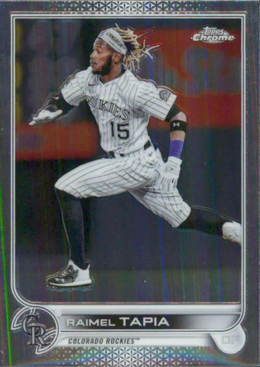 2022 Topps Chrome #69 Raimel Tapia NM-MT Colorado Rockies Baseball Card - Baseball Card Single
