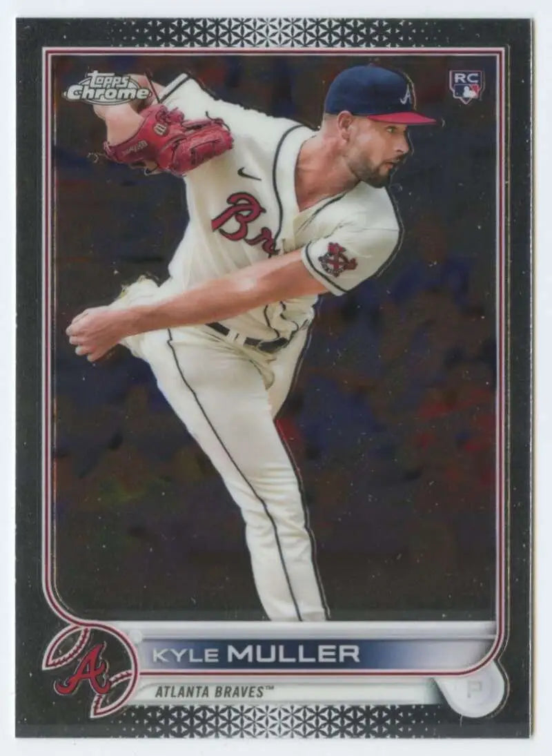 2022 Topps Chrome #70 Kyle Muller NM-MT RC Rookie Atlanta Braves Baseball Card