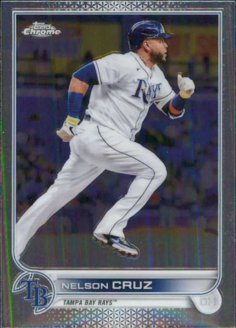 2022 Topps Chrome #71 Nelson Cruz NM-MT Tampa Bay Rays Baseball Card - Baseball Card Single