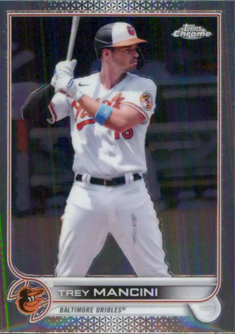 2022 Topps Chrome #72 Trey Mancini NM-MT Baltimore Orioles Baseball Card - Baseball Card Single