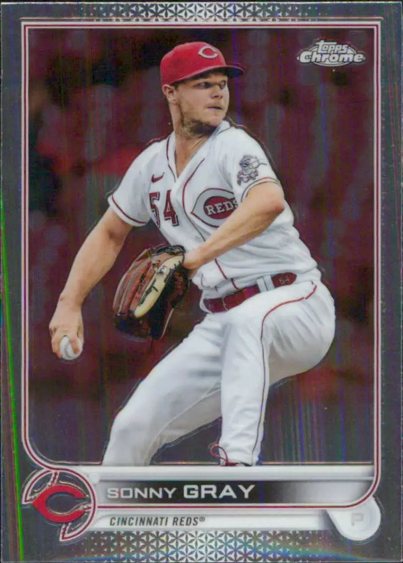 2022 Topps Chrome #76 Sonny Gray NM-MT Cincinnati Reds Baseball Card - Baseball Card Single