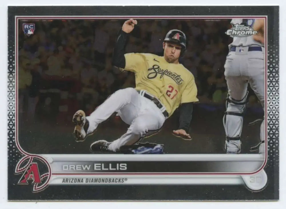 2022 Topps Chrome #77 Drew Ellis NM-MT RC Rookie Arizona Diamondbacks Baseball Card
