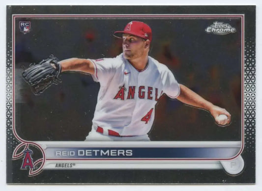 2022 Topps Chrome #79 Reid Detmers NM-MT RC Rookie Los Angeles Angels Baseball Card - Baseball Card Single