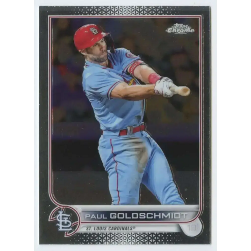 2022 Topps Chrome #82 Paul Goldschmidt NM-MT St. Louis Cardinals Baseball Card - Baseball Card Single