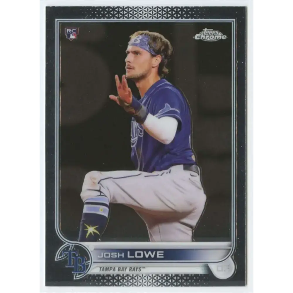 2022 Topps Chrome #83 Josh Lowe NM-MT RC Rookie Tampa Bay Rays Baseball Card - Baseball Card Single