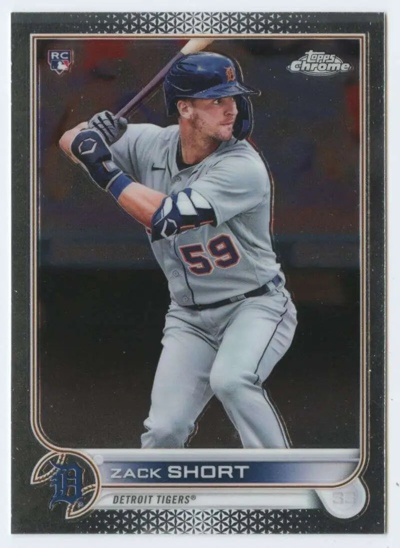 2022 Topps Chrome #86 Zack Short NM-MT RC Rookie Detroit Tigers Baseball Card - Baseball Card Single