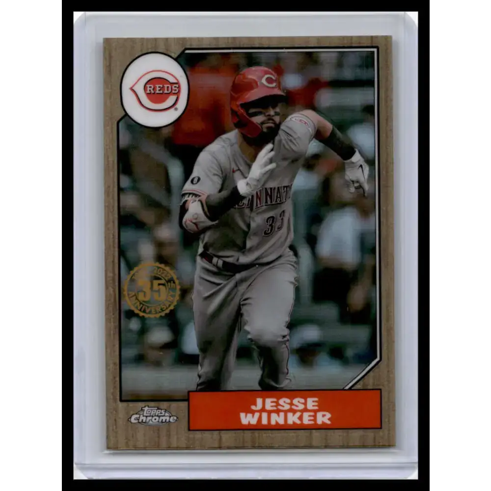 2022 Topps Chrome #87BC-16 Jesse Winker NM-MT Cincinnati Reds Baseball Card - Baseball Card Single