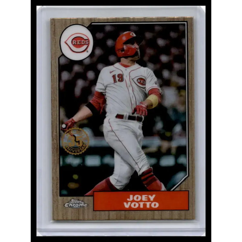 2022 Topps Chrome #87BC-4 Joey Votto NM-MT Cincinnati Reds Baseball Card - Baseball Card Single