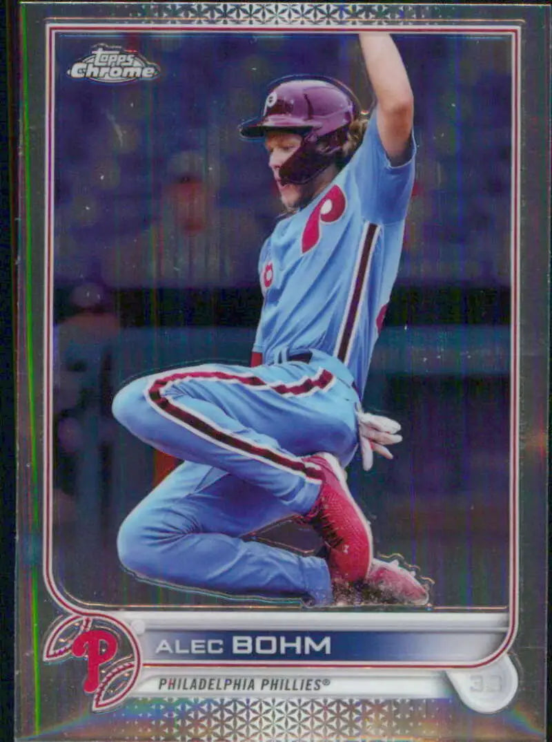 2022 Topps Chrome #89 Alec Bohm NM-MT Philadelphia Phillies Baseball Card - Baseball Card Single