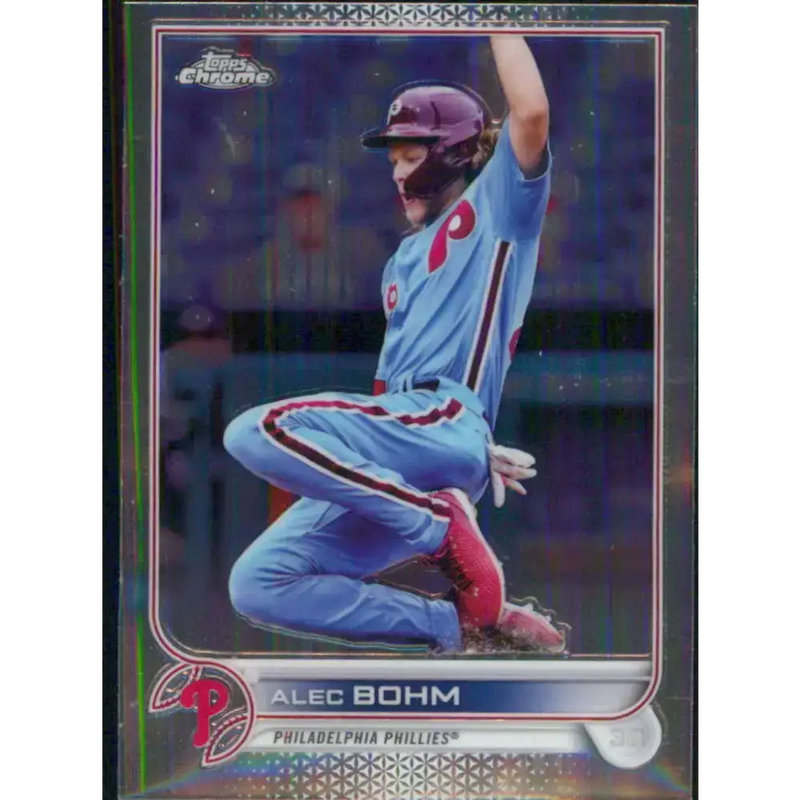 2022 Topps Chrome #89 Alec Bohm NM-MT Philadelphia Phillies Baseball Card - Baseball Card Single