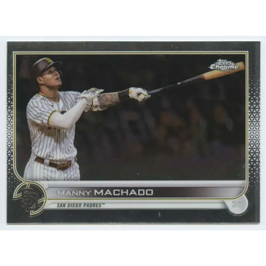 2022 Topps Chrome #90 Manny Machado NM-MT San Diego Padres Baseball Card - Baseball Card Single