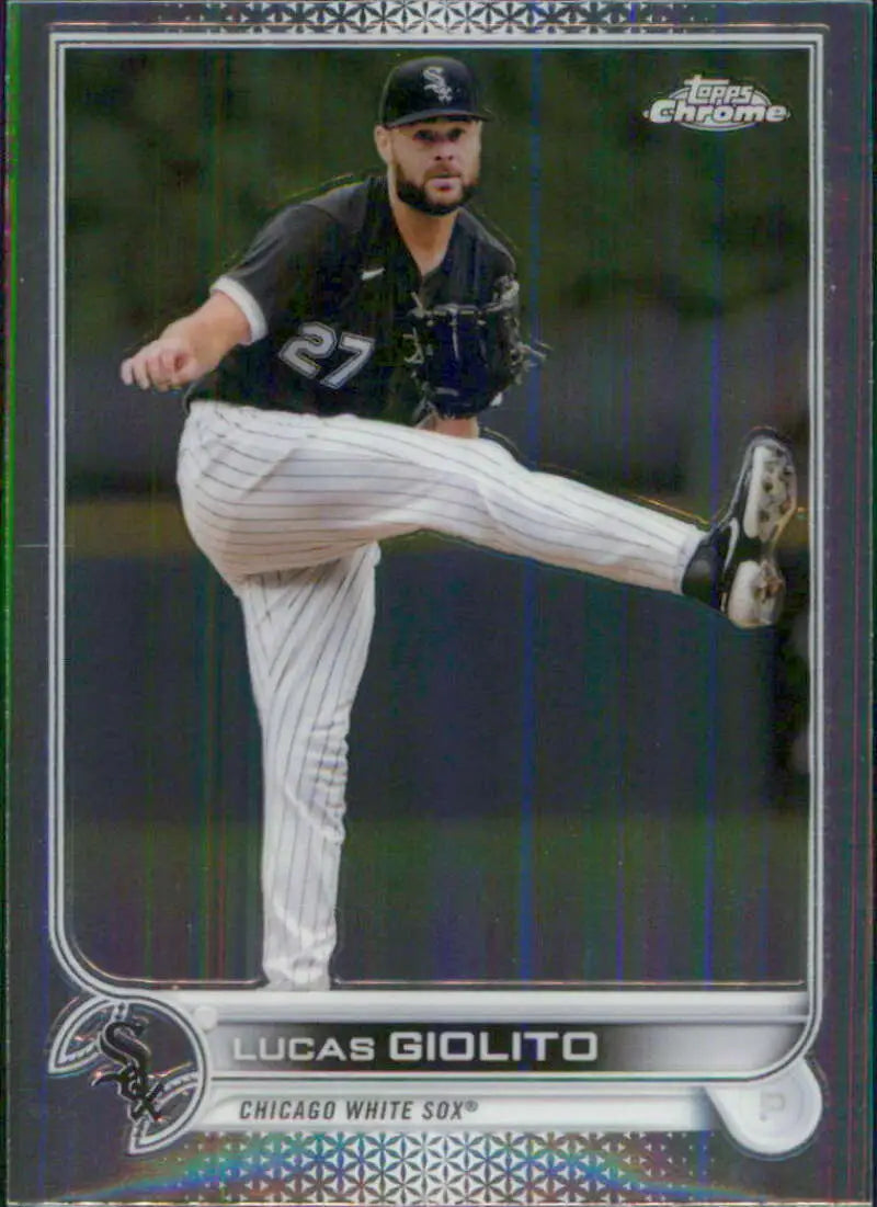 2022 Topps Chrome #94 Lucas Giolito NM-MT Chicago White Sox Baseball Card - Baseball Card Single