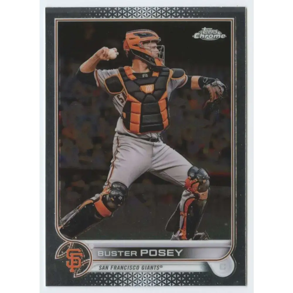 2022 Topps Chrome #95 Buster Posey NM-MT San Francisco Giants Baseball Card - Baseball Card Single