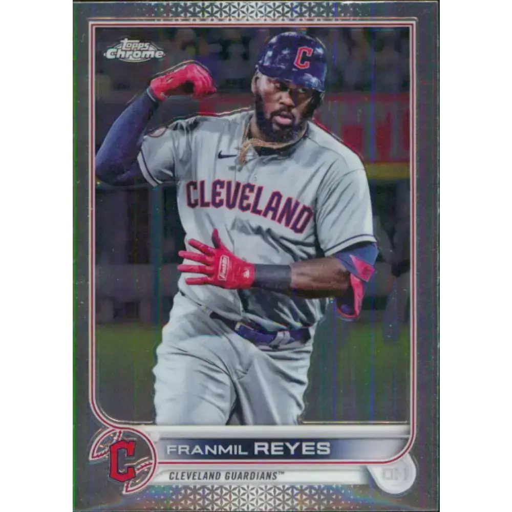 2022 Topps Chrome #97 Franmil Reyes NM-MT Cleveland Guardians Baseball Card - Baseball Card Single