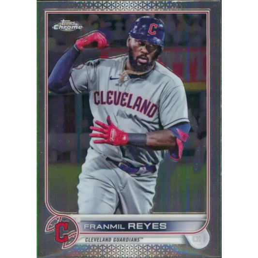 2022 Topps Chrome #97 Franmil Reyes NM-MT Cleveland Guardians Baseball Card - Baseball Card Single